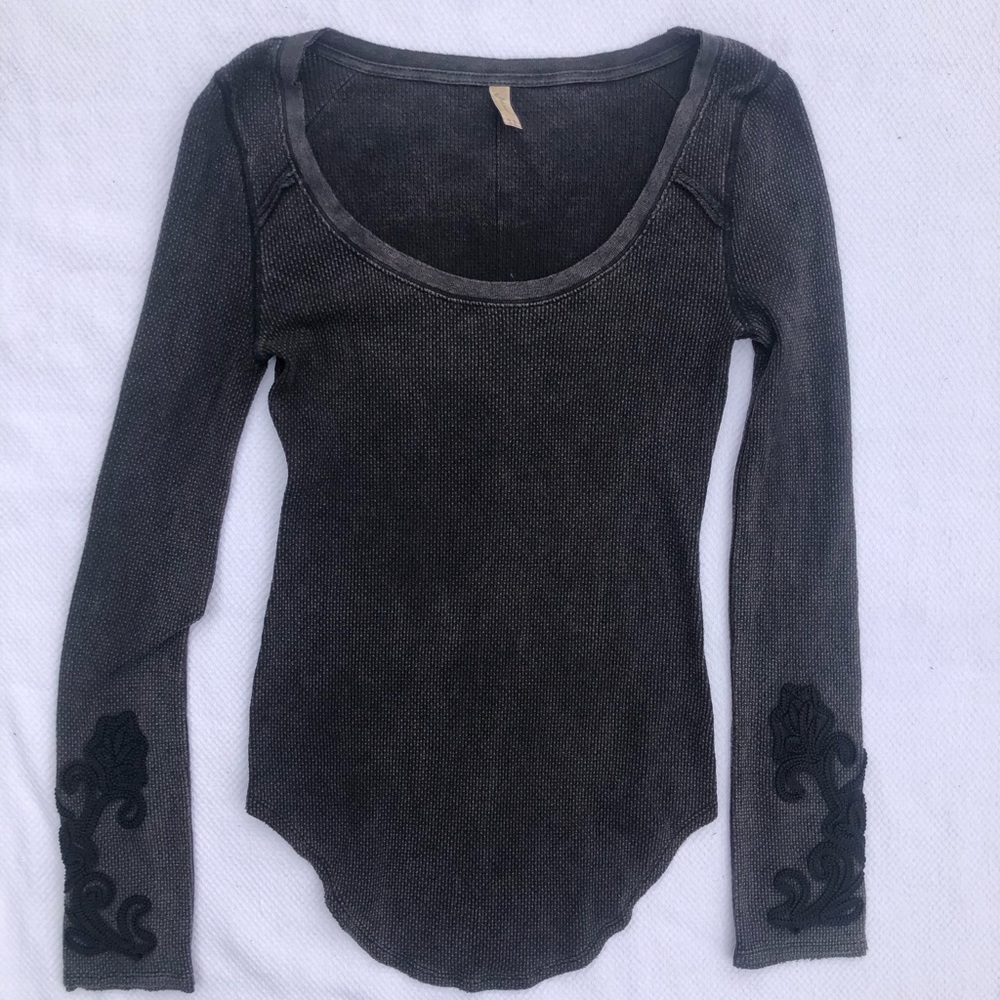 Free People black long sleeve